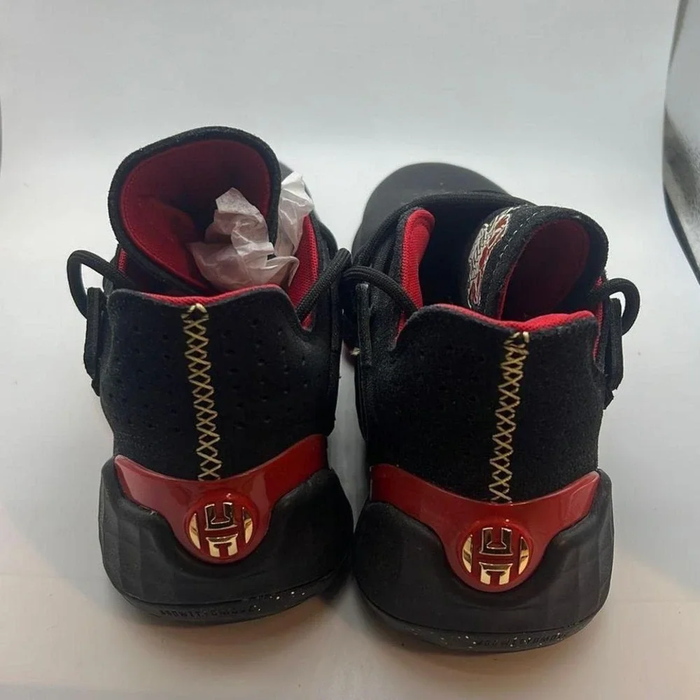 Harden Vol.4 basketball shoes Regular fit Lace up EF9926 Leather‎ NWB Men 8.5